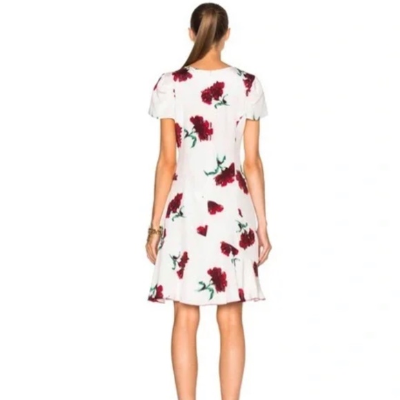 NWT Oscar de la renta floral silk dress - Picture 4 of 9